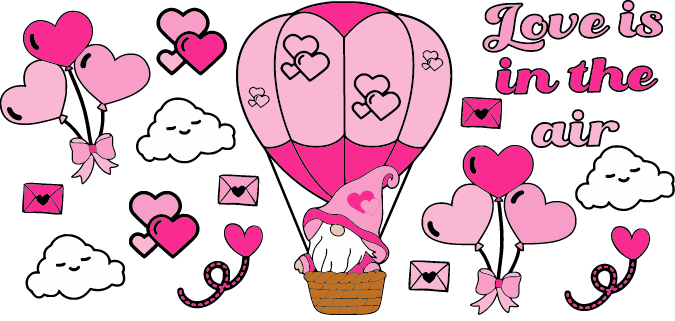 Love Gonk 16oz Libby wrap Svg