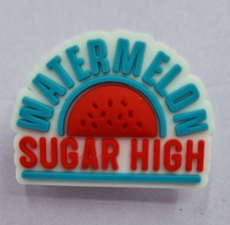 water melon shoe charm