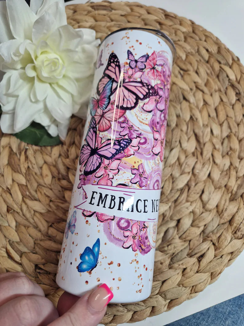 neurodiversity 20 oz skinny Tumbler