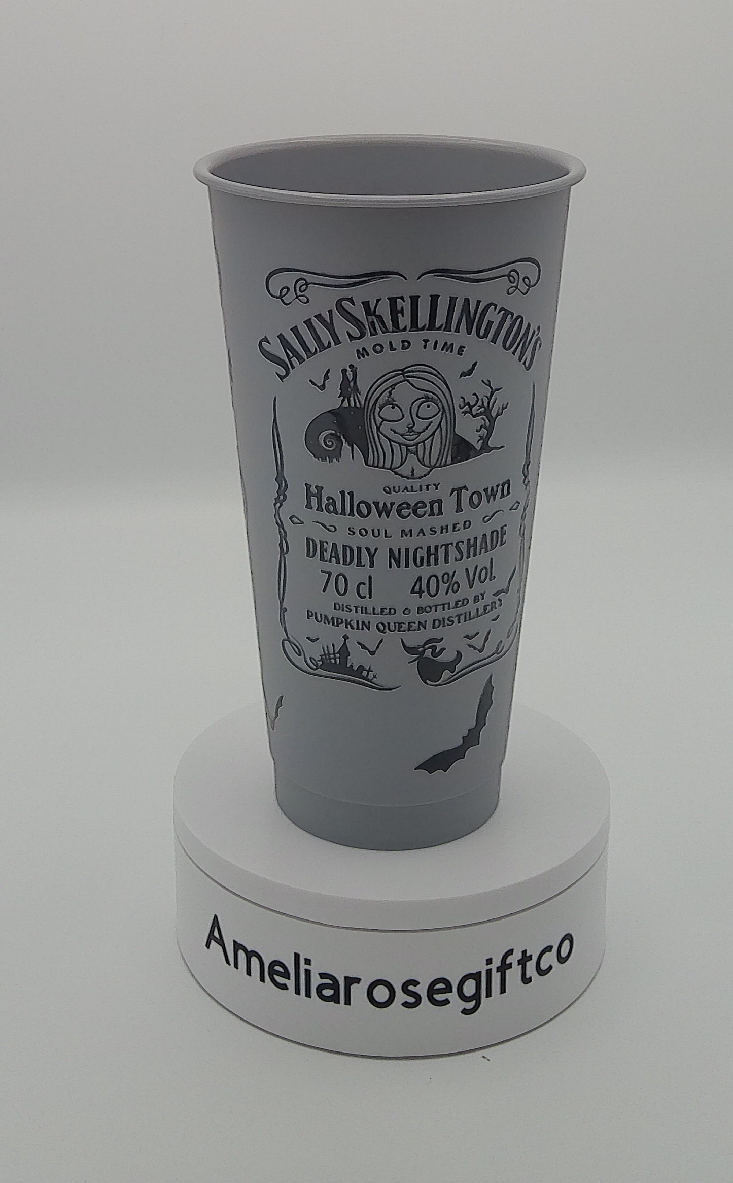 sally skellington inspired 24oz cold cup