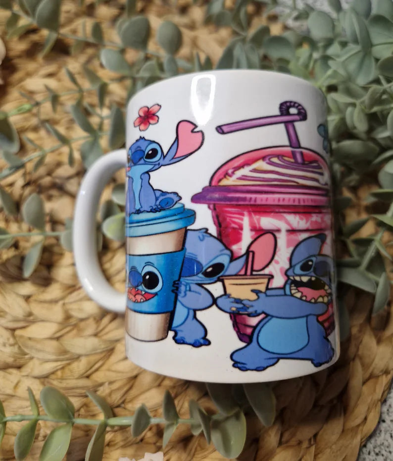 blue alien 11oz ceramic mug
