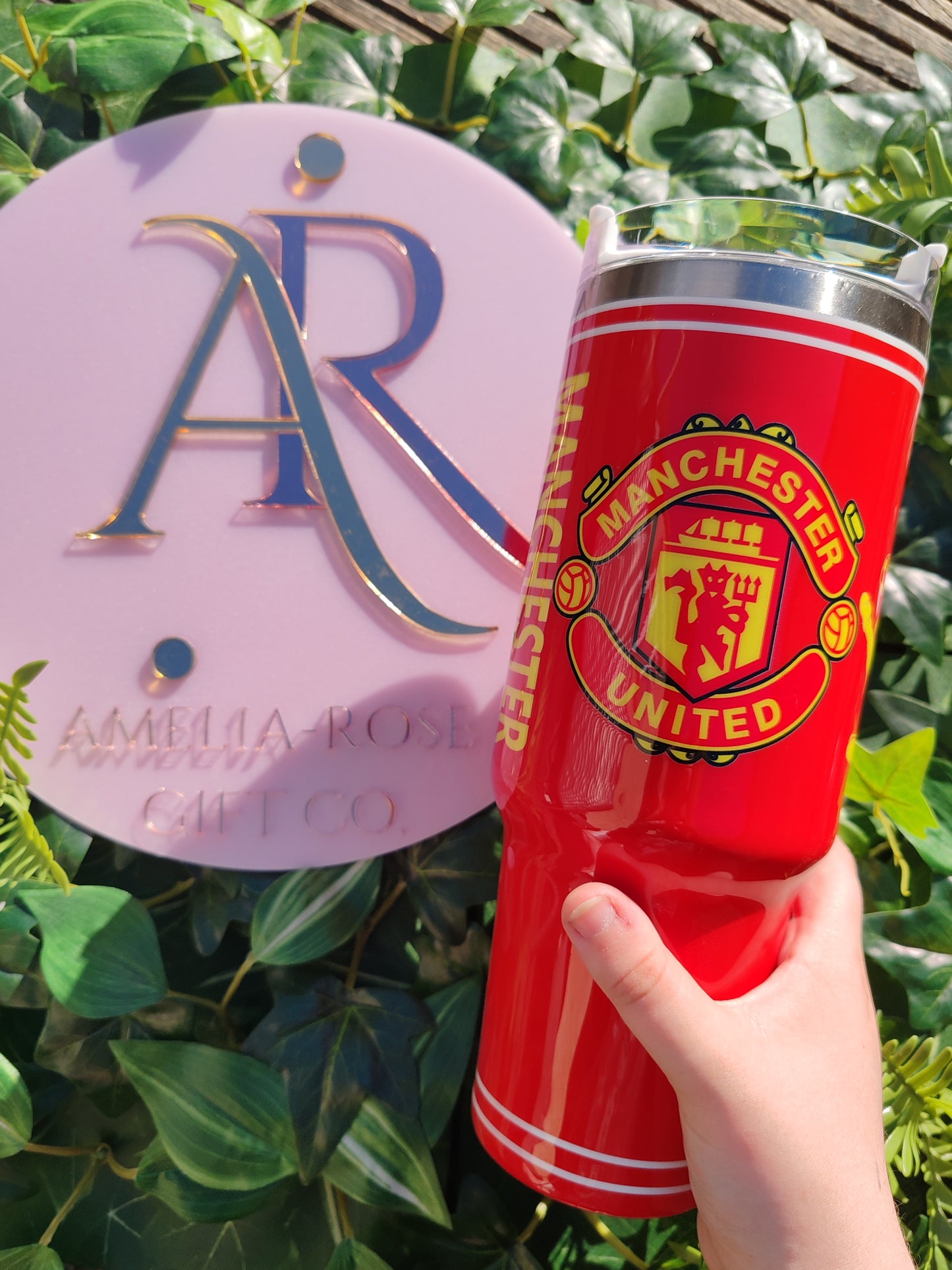40z resin football Tumbler